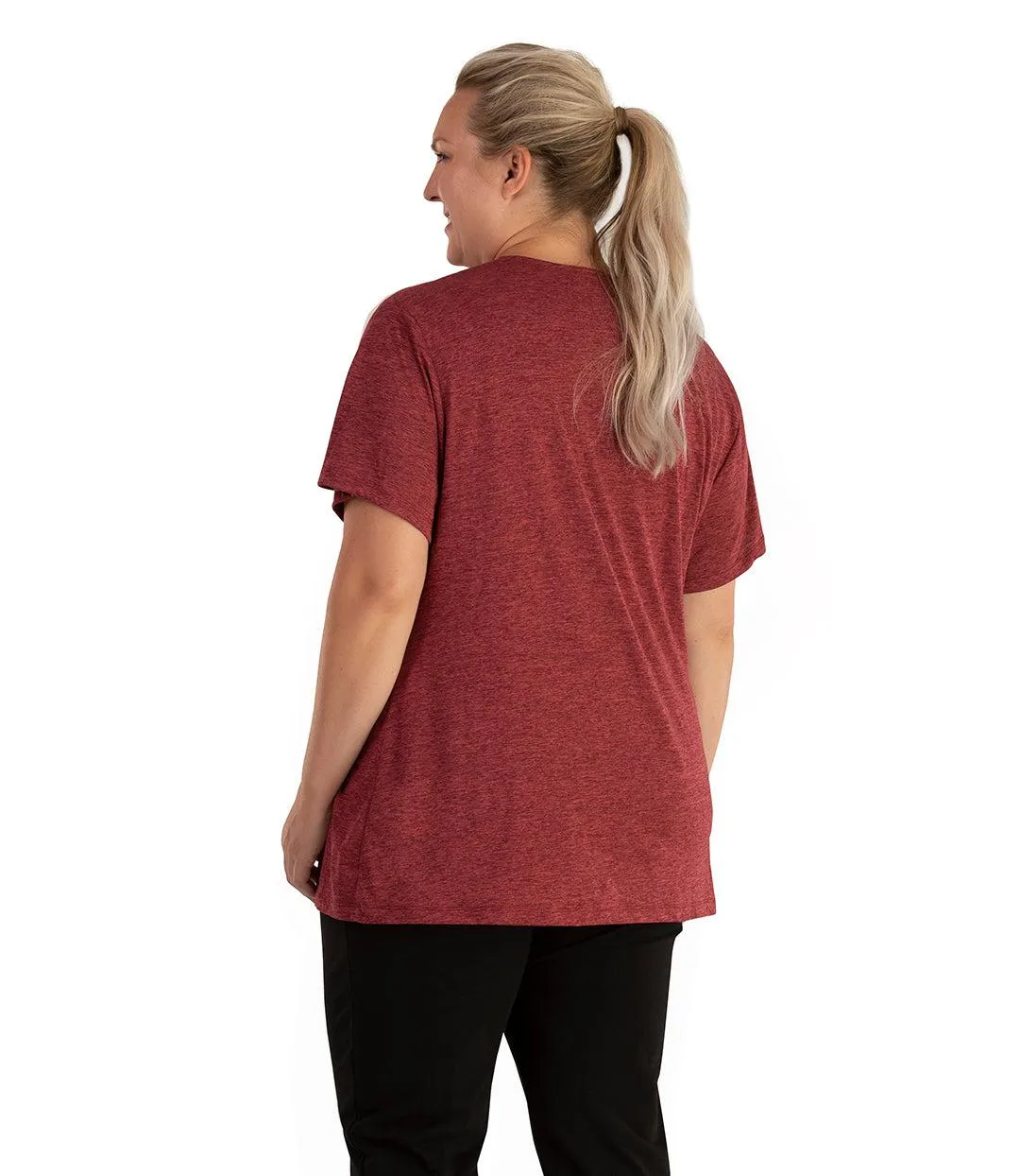 QuikLite V-Neck Short Sleeve Top - FINAL SALE