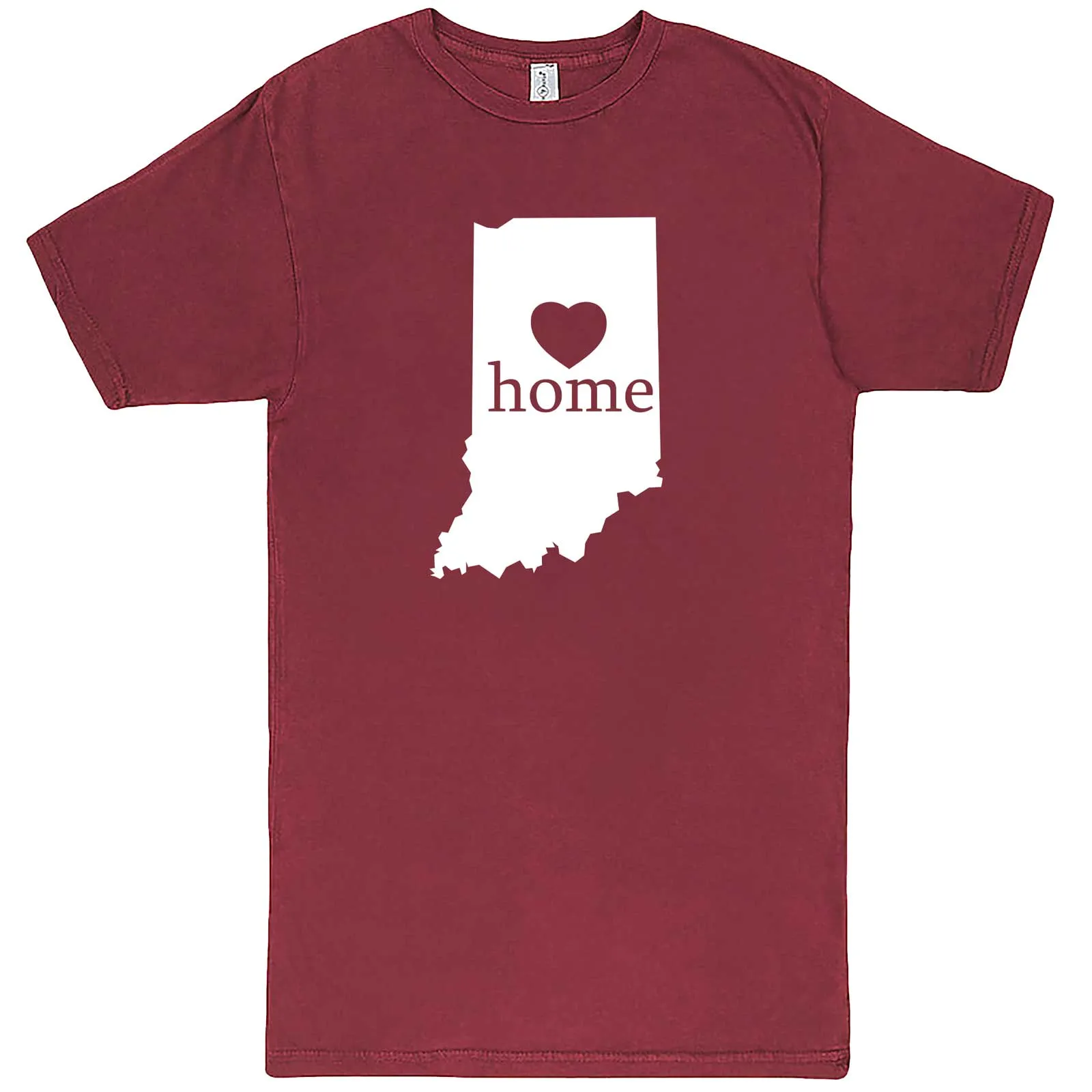 "Indiana Home State Pride, Pink" men's t-shirt