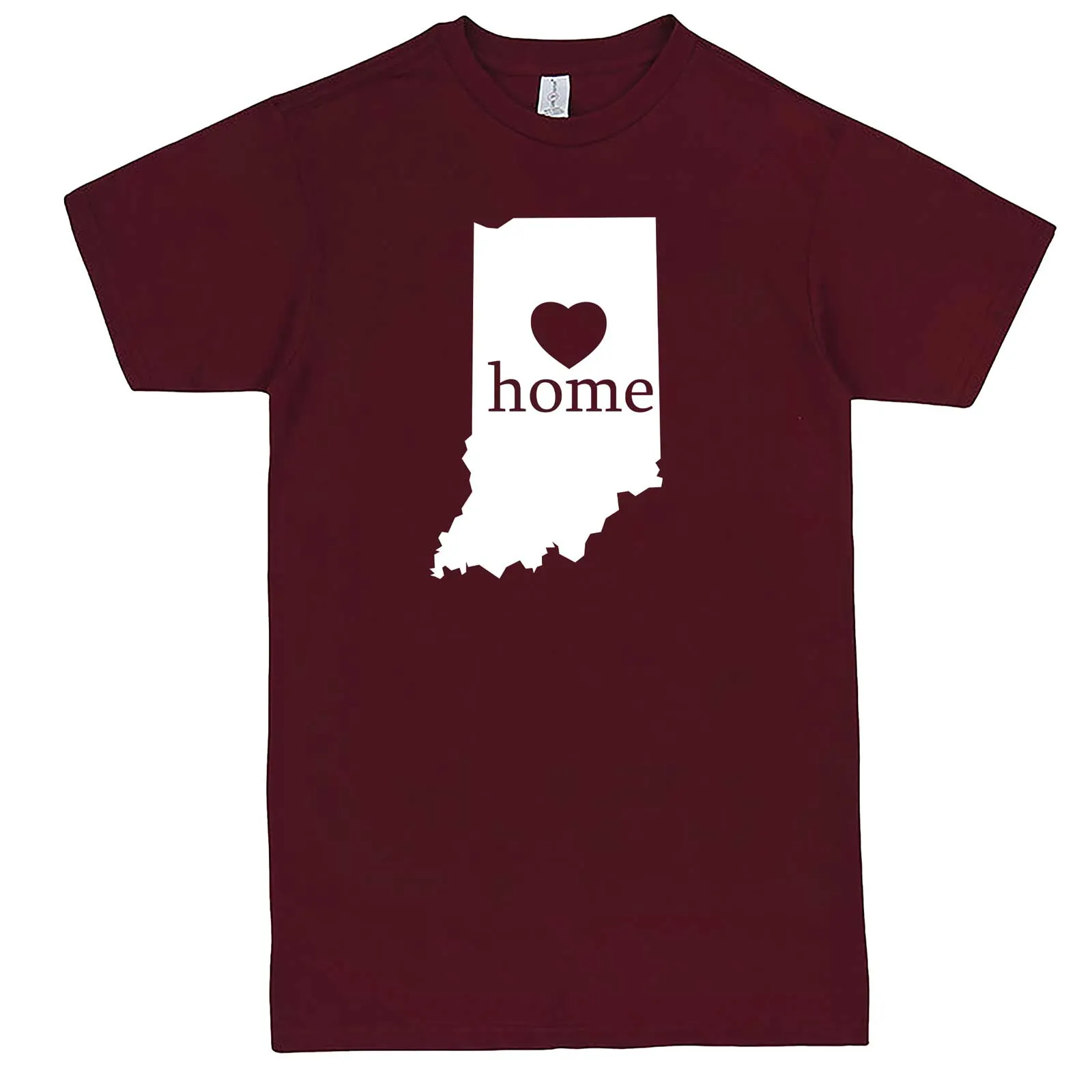 "Indiana Home State Pride, Pink" men's t-shirt