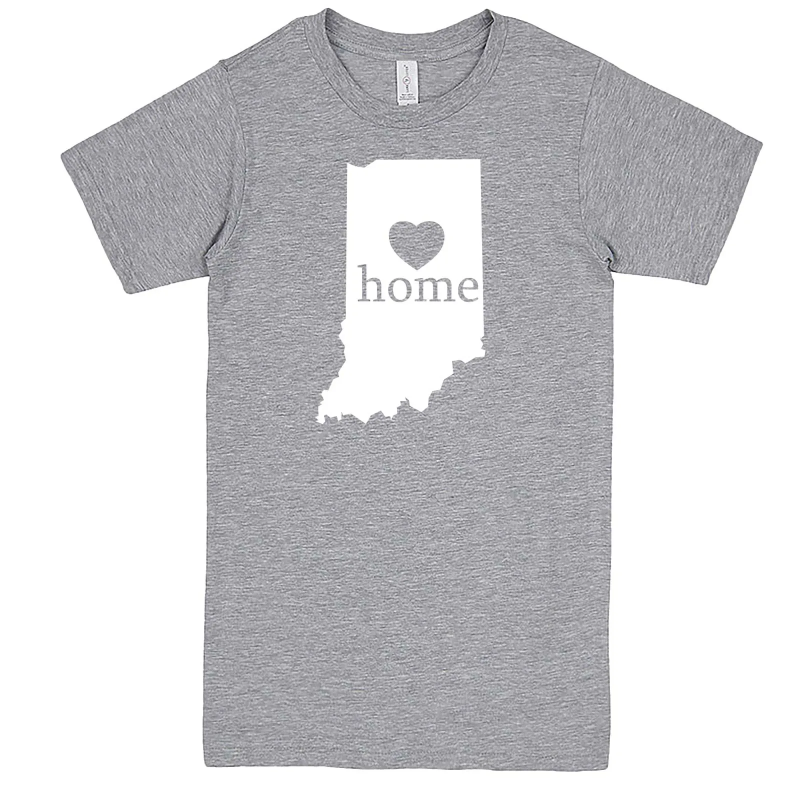 "Indiana Home State Pride, Pink" men's t-shirt