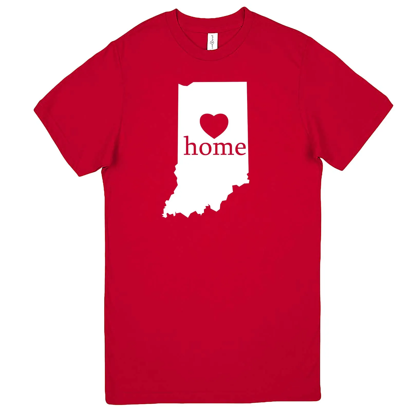 "Indiana Home State Pride, Pink" men's t-shirt