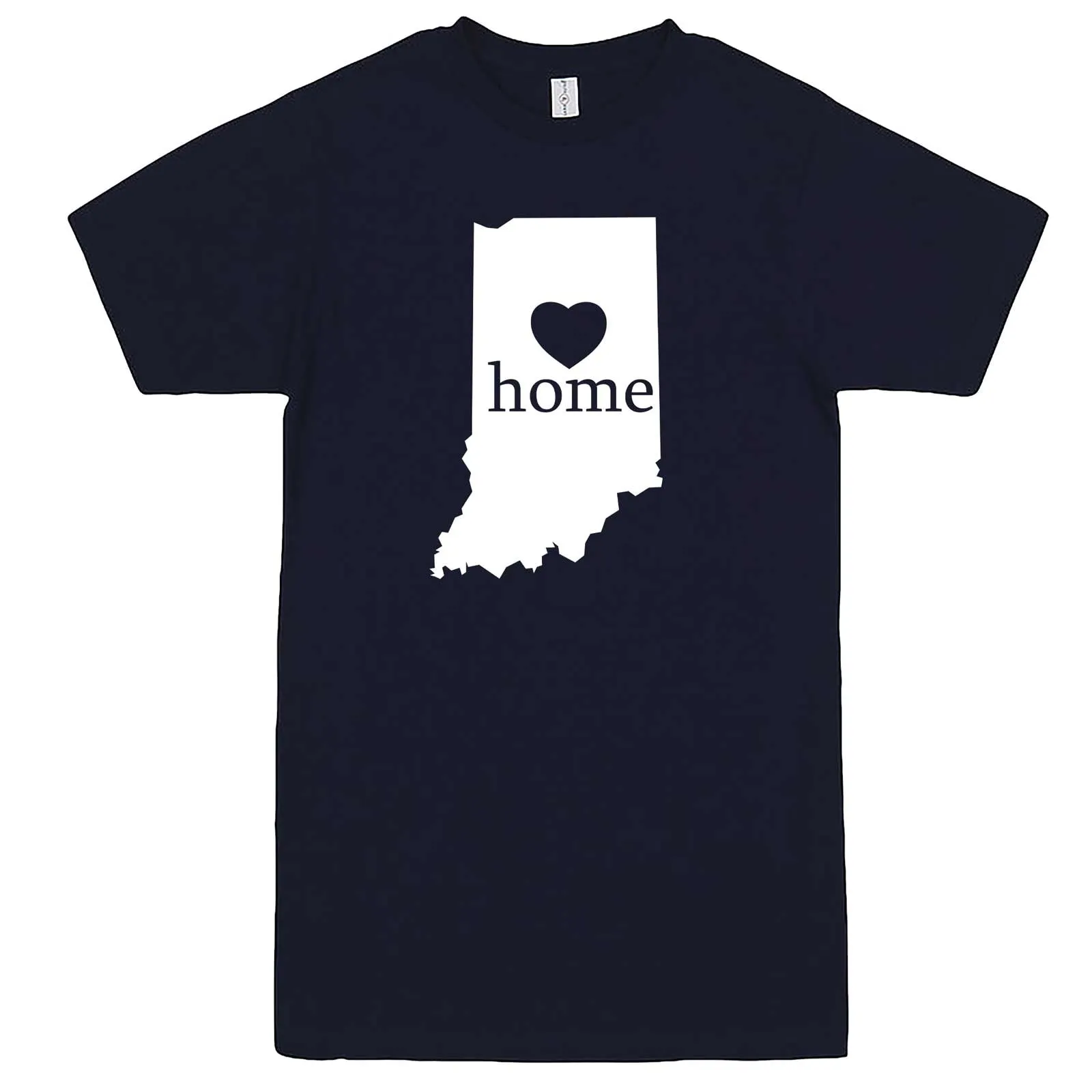 "Indiana Home State Pride, Pink" men's t-shirt