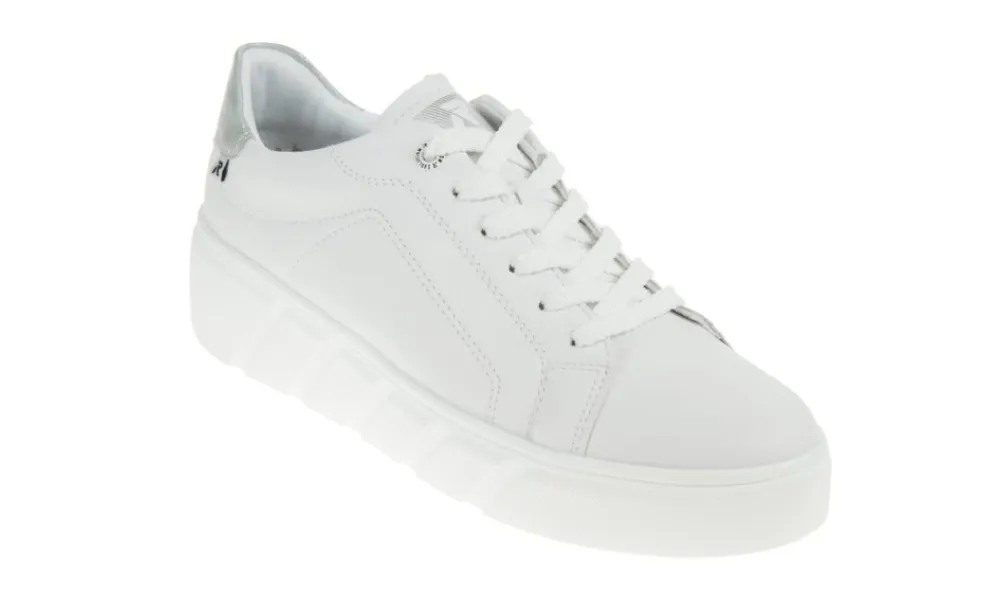 Rieker - Evolution Platform Lace-Up Trainer White