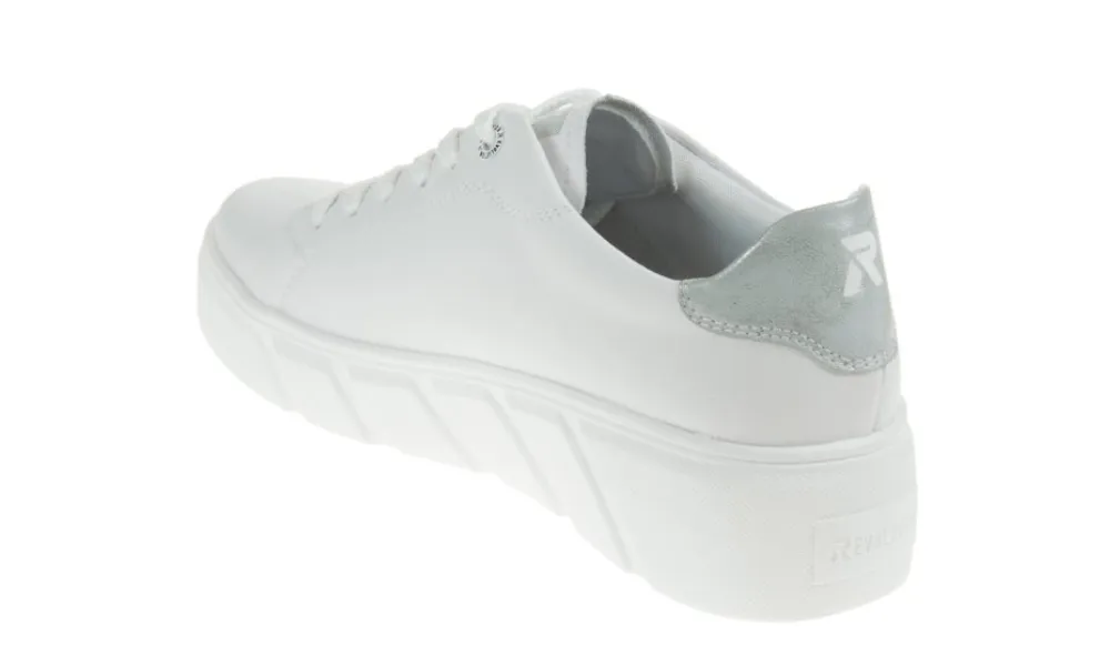 Rieker - Evolution Platform Lace-Up Trainer White