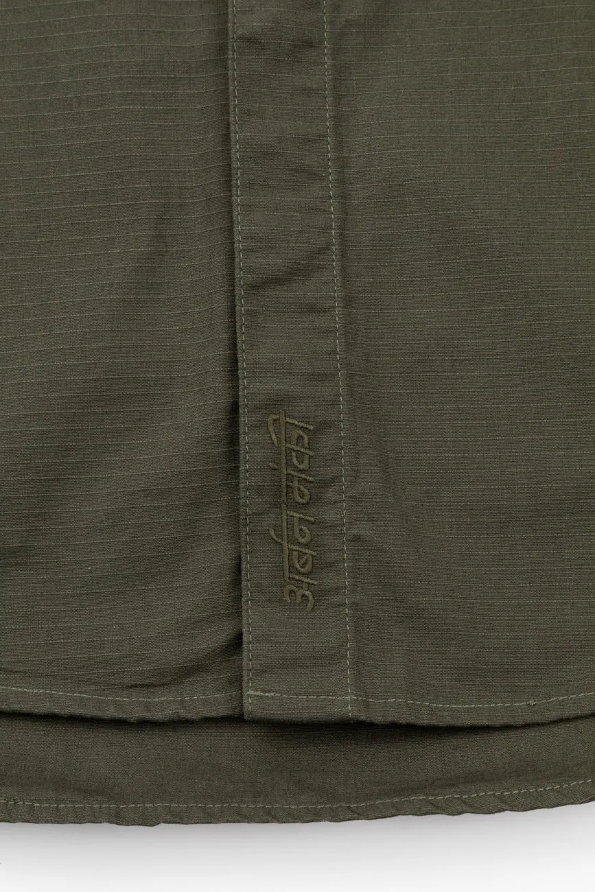 Ripstop Shacket // Olive Green