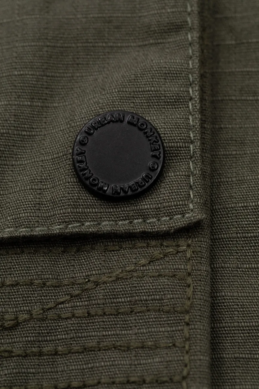 Ripstop Shacket // Olive Green