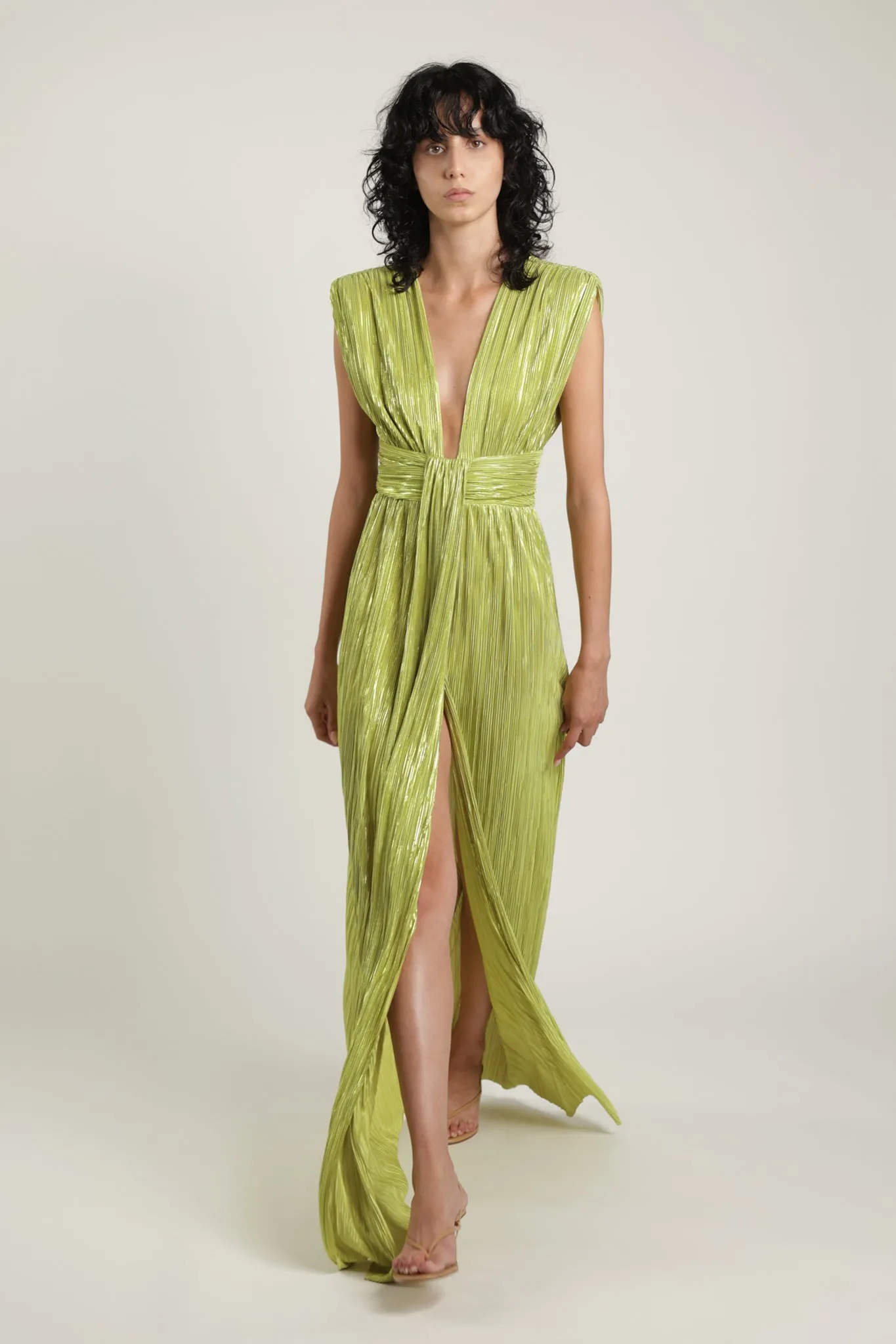 SABINA MUSAYEV Lana Dress - Lime Green