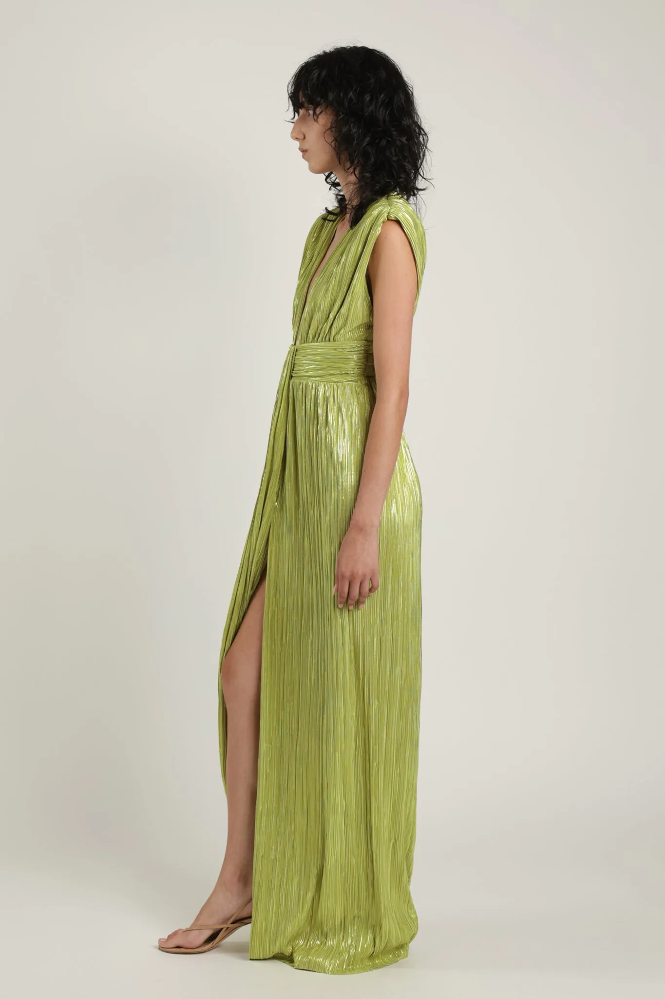 SABINA MUSAYEV Lana Dress - Lime Green