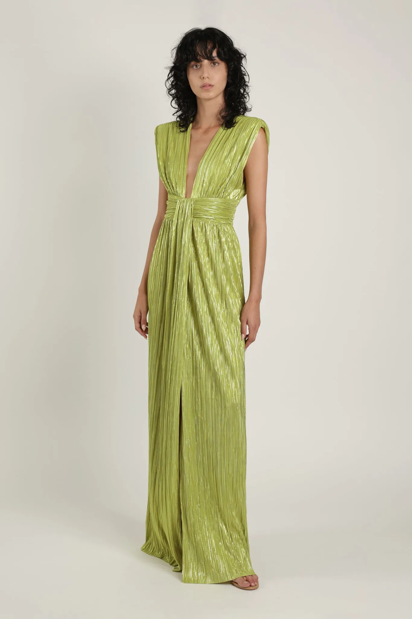 SABINA MUSAYEV Lana Dress - Lime Green