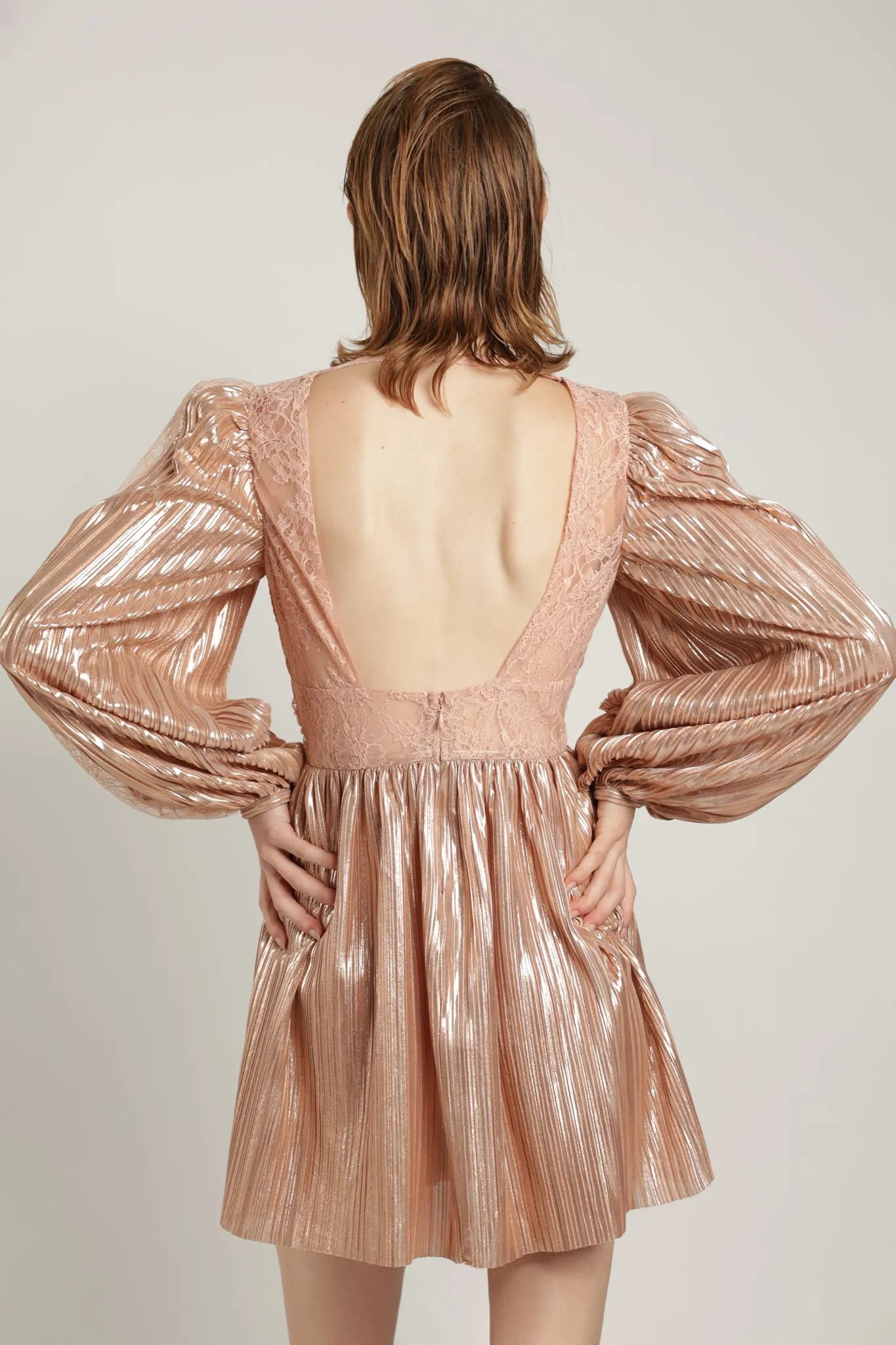 SABINA MUSAYEV Laurel Dress - Rose Gold