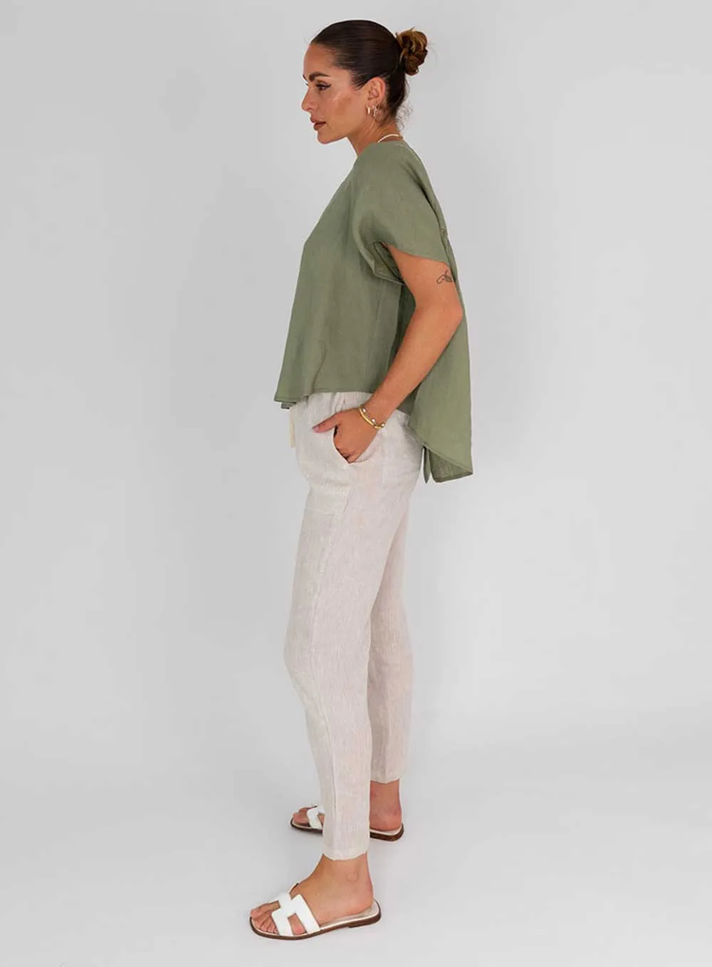 Sadie Top-KHAKI