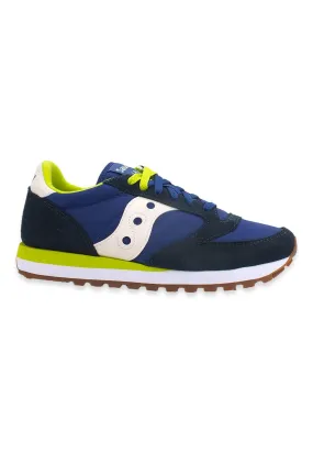 SAUCONY Jazz Original Sneaker Uomo Navy Blue Lime S2044-648