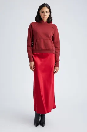 Scarlet Silk Bias Maxi Skirt