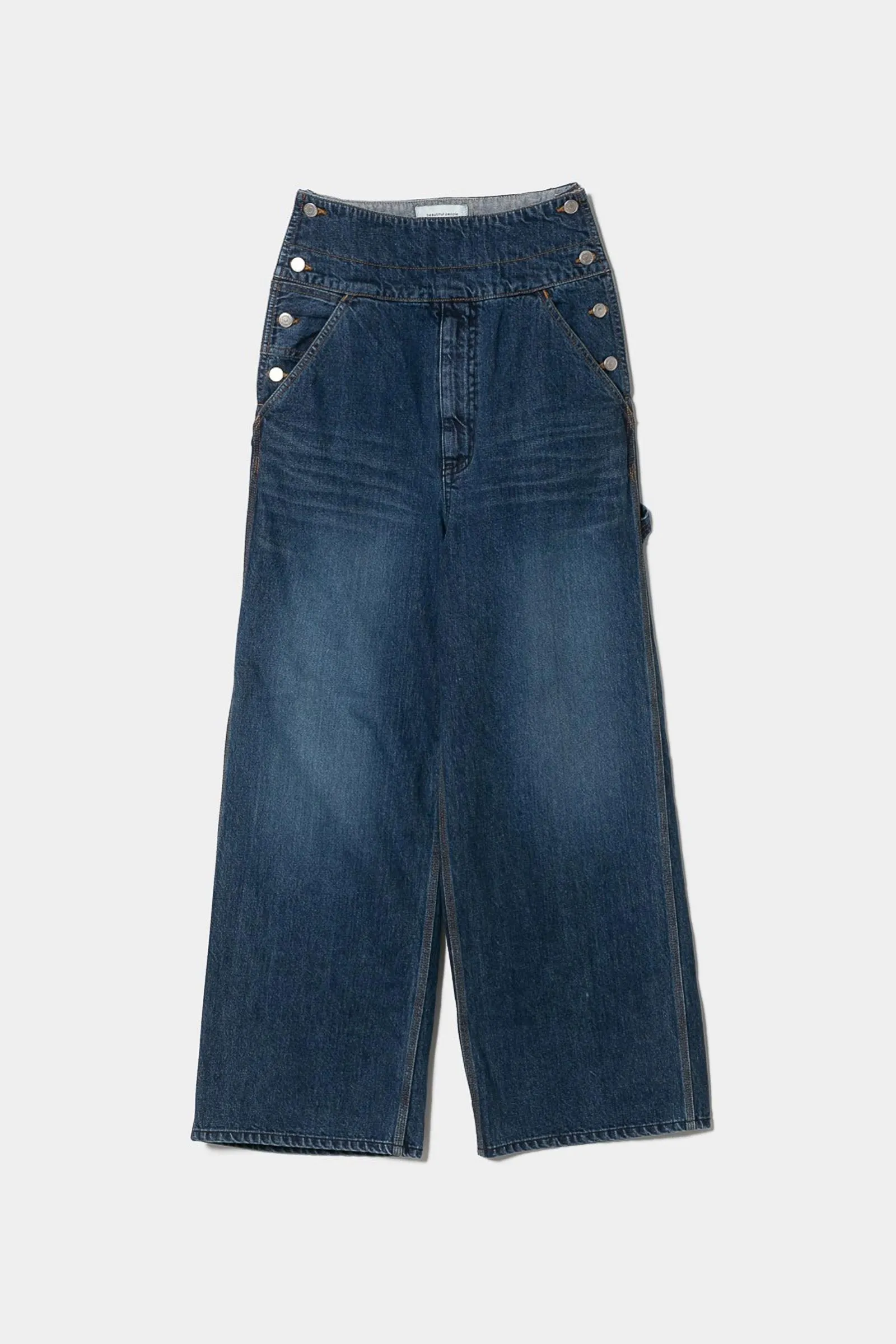 Selvedge Denim High-Waist Pants