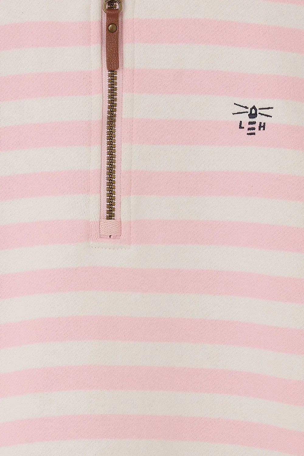 Shore Sweatshirt - Soft Pink Stripe