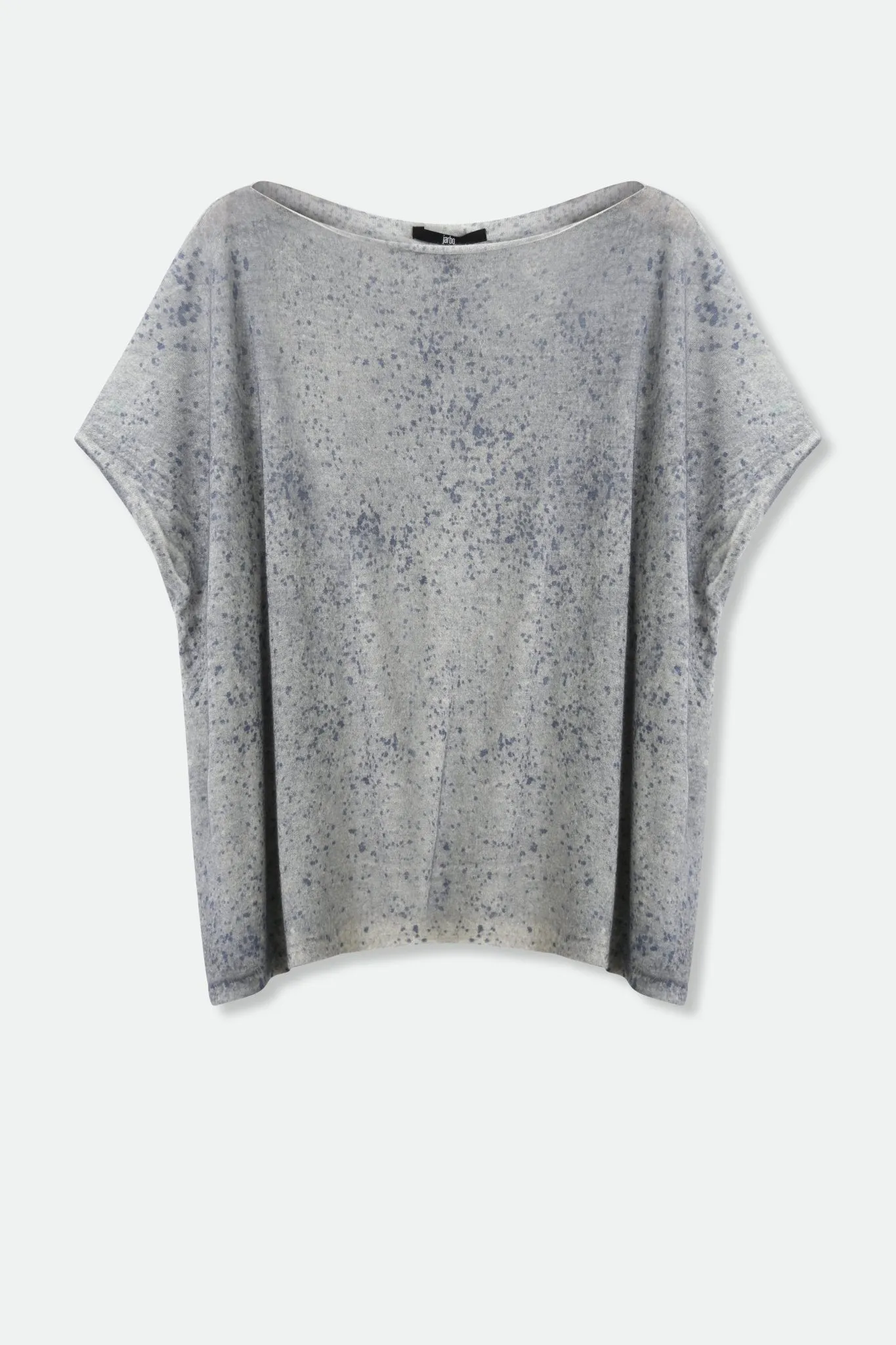 SKY TOP IN HAND-DYED CASHMERE