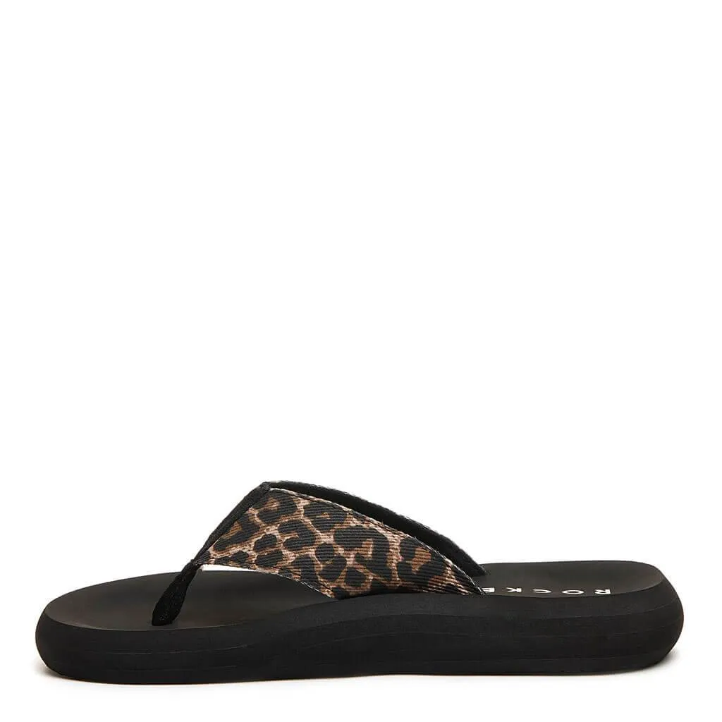 Spotlight Dark Leopard Flip Flop