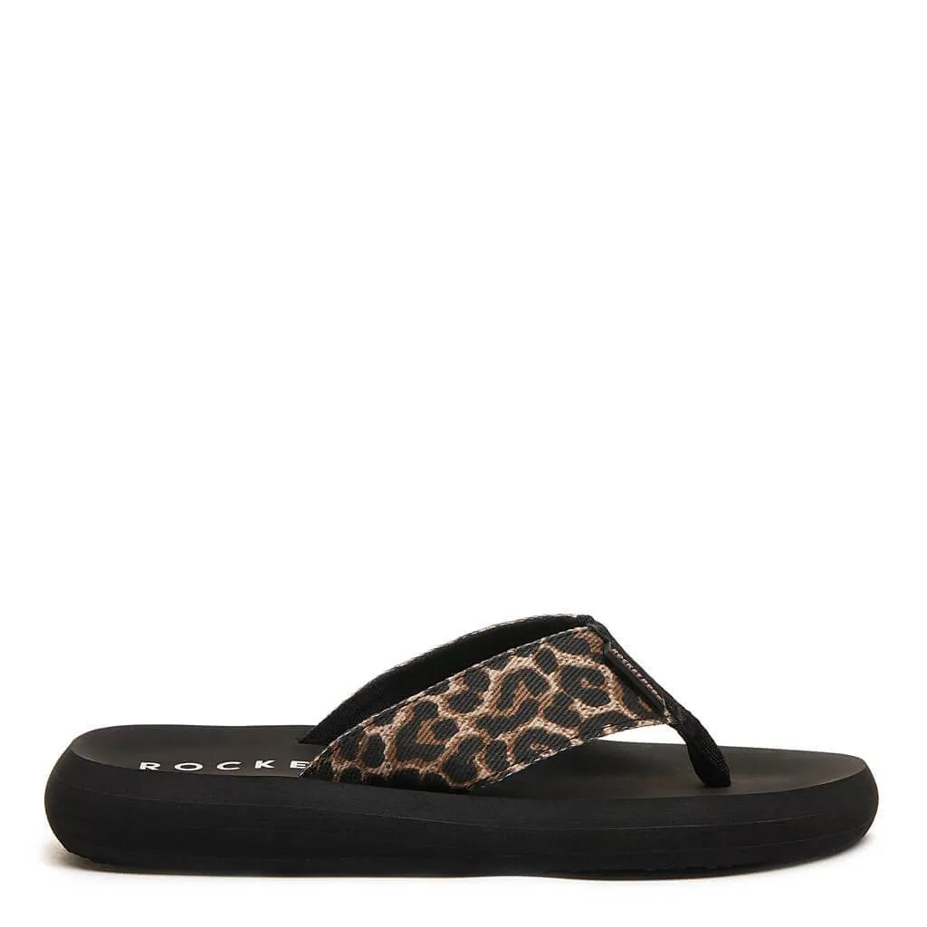 Spotlight Dark Leopard Flip Flop