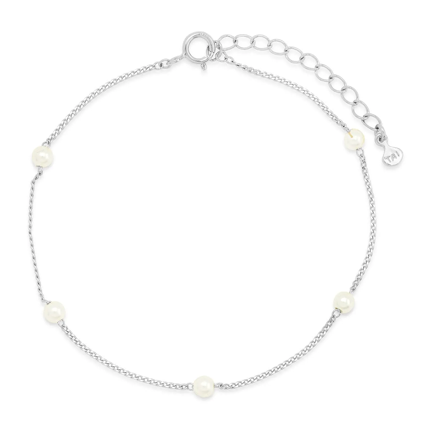 Stationed Pearl Bracelet