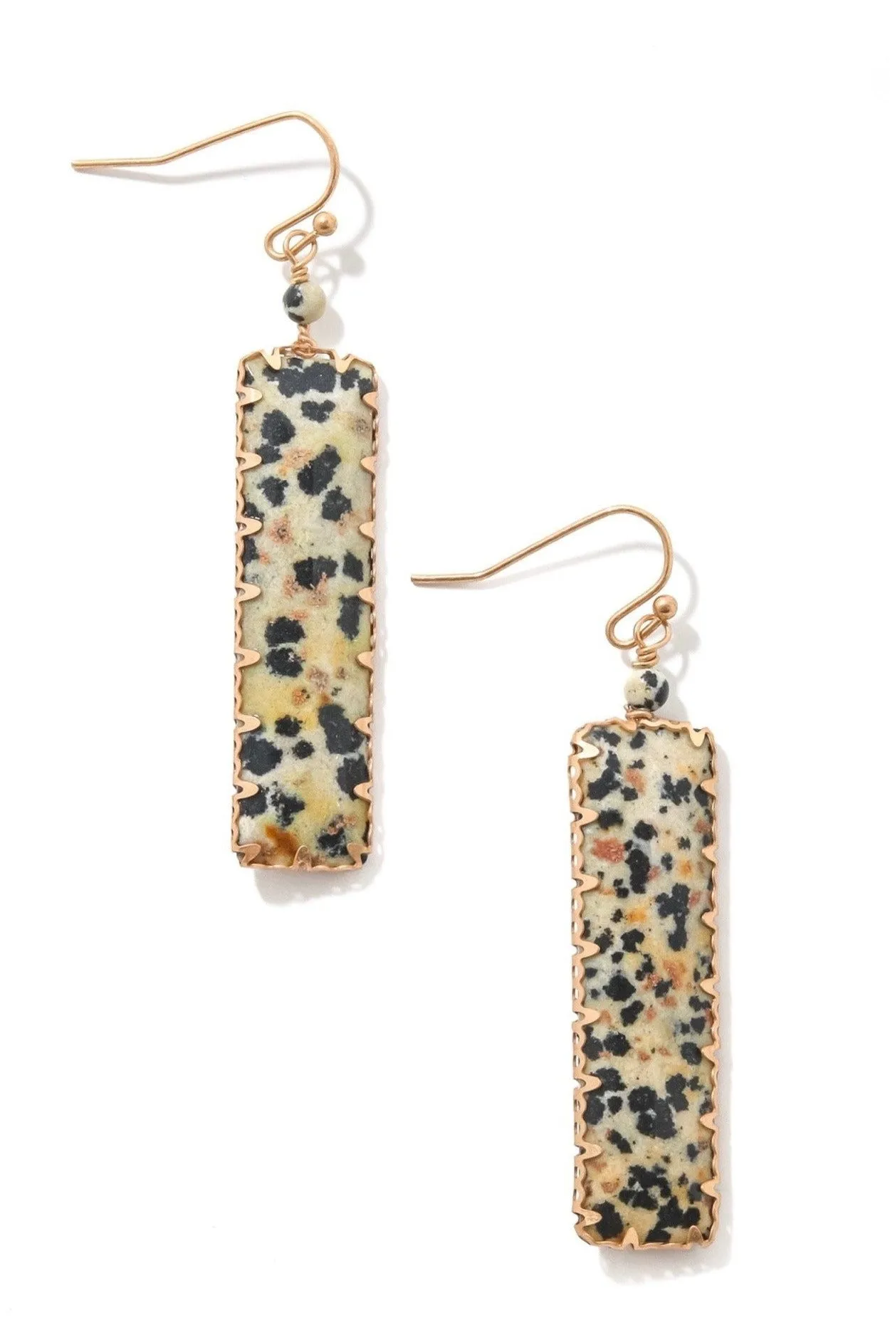 Stone Bar Earrings