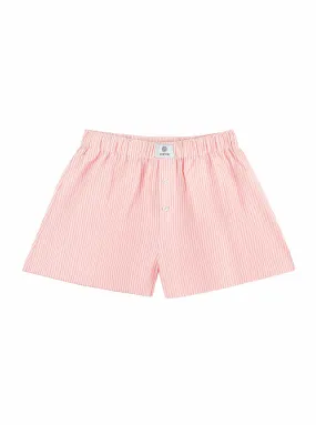 Striped Boxer Shorts in Cotton Candy