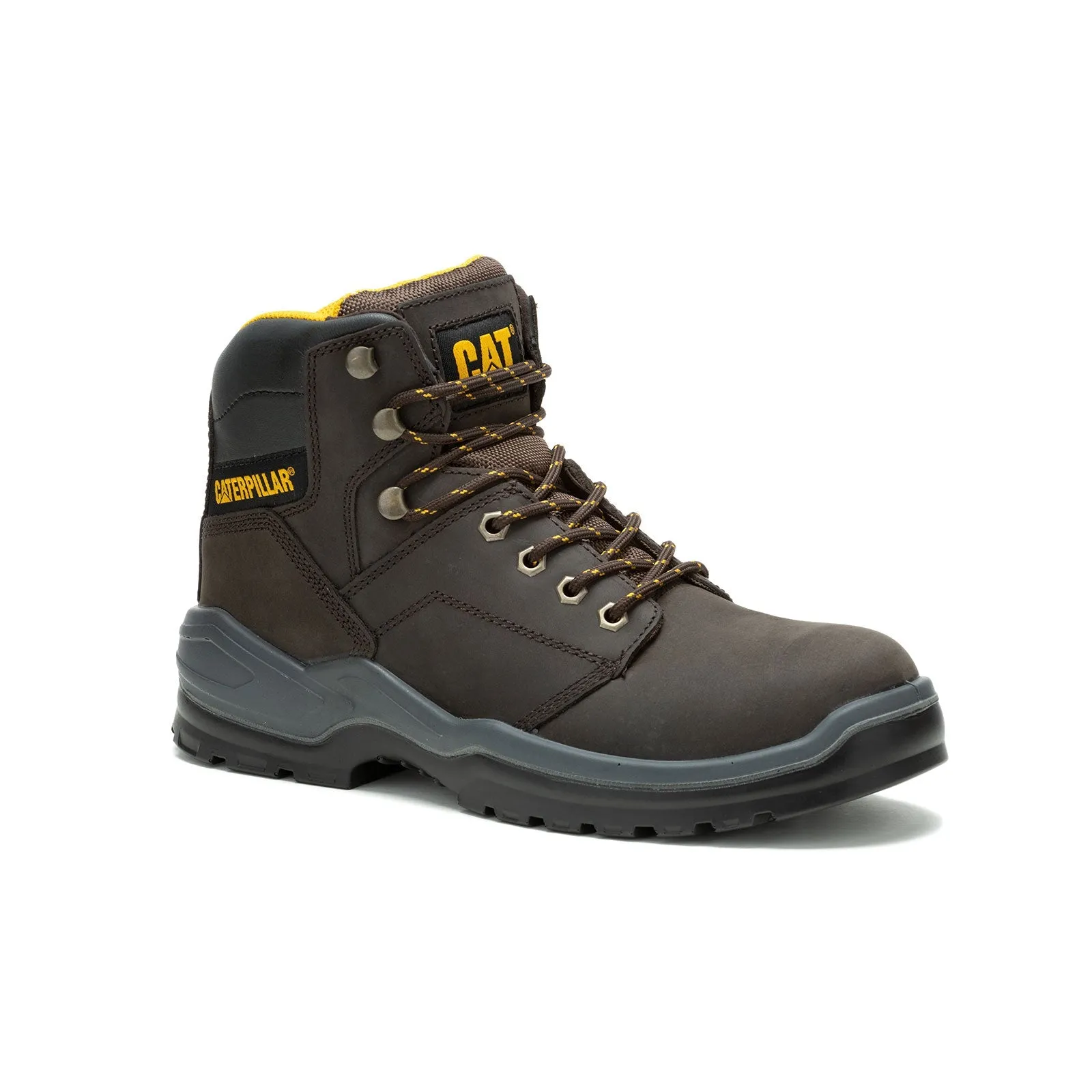 Striver Men's Steel-Toe Work Boots Brown