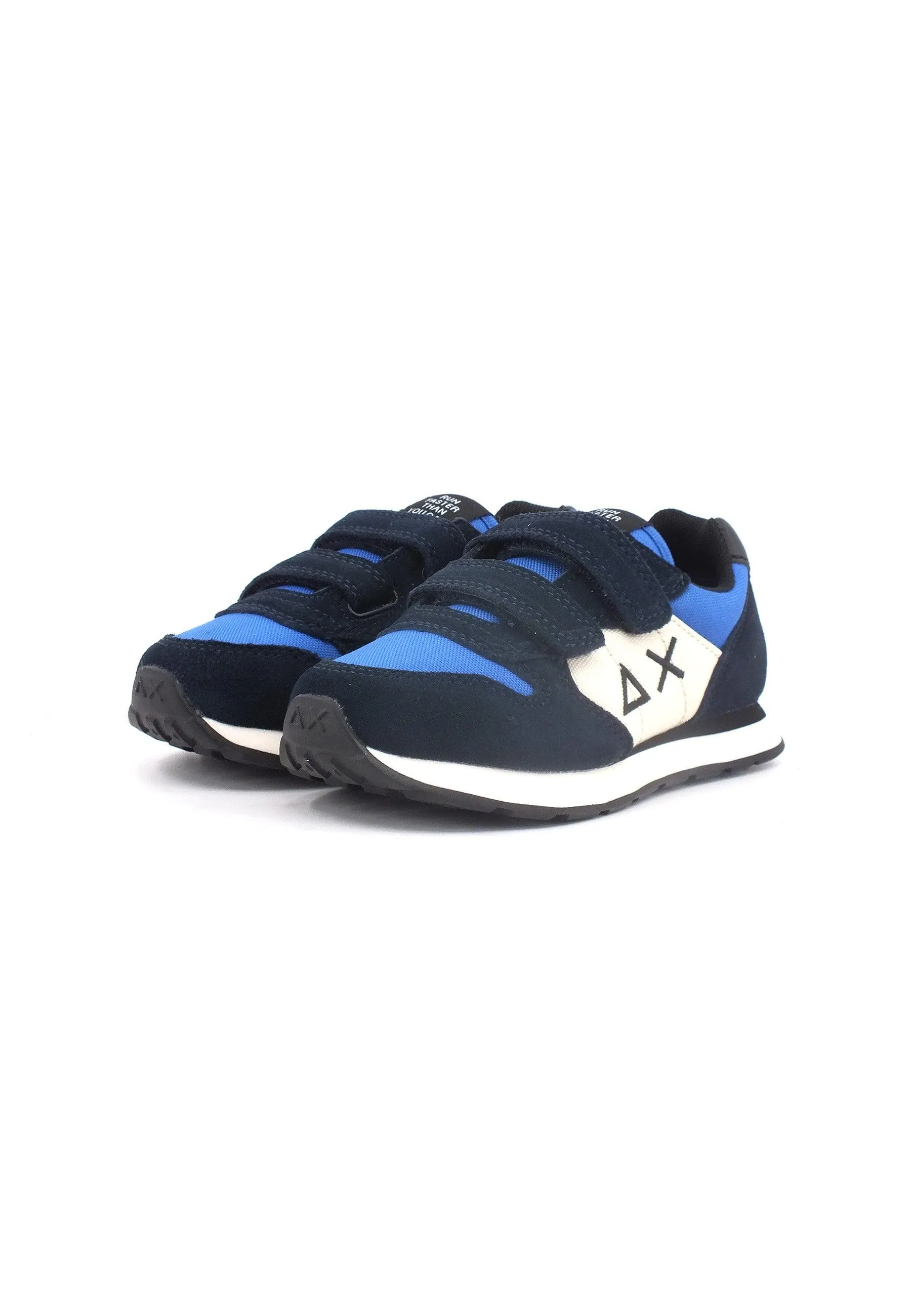 SUN68 Boy's Tom Color Sneaker Bimbo Navy Blue Z43307B