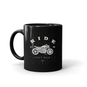 The Walking Dead Daryl Ride Don't Walk Black Mug