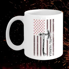 Till Valhalla White Mug