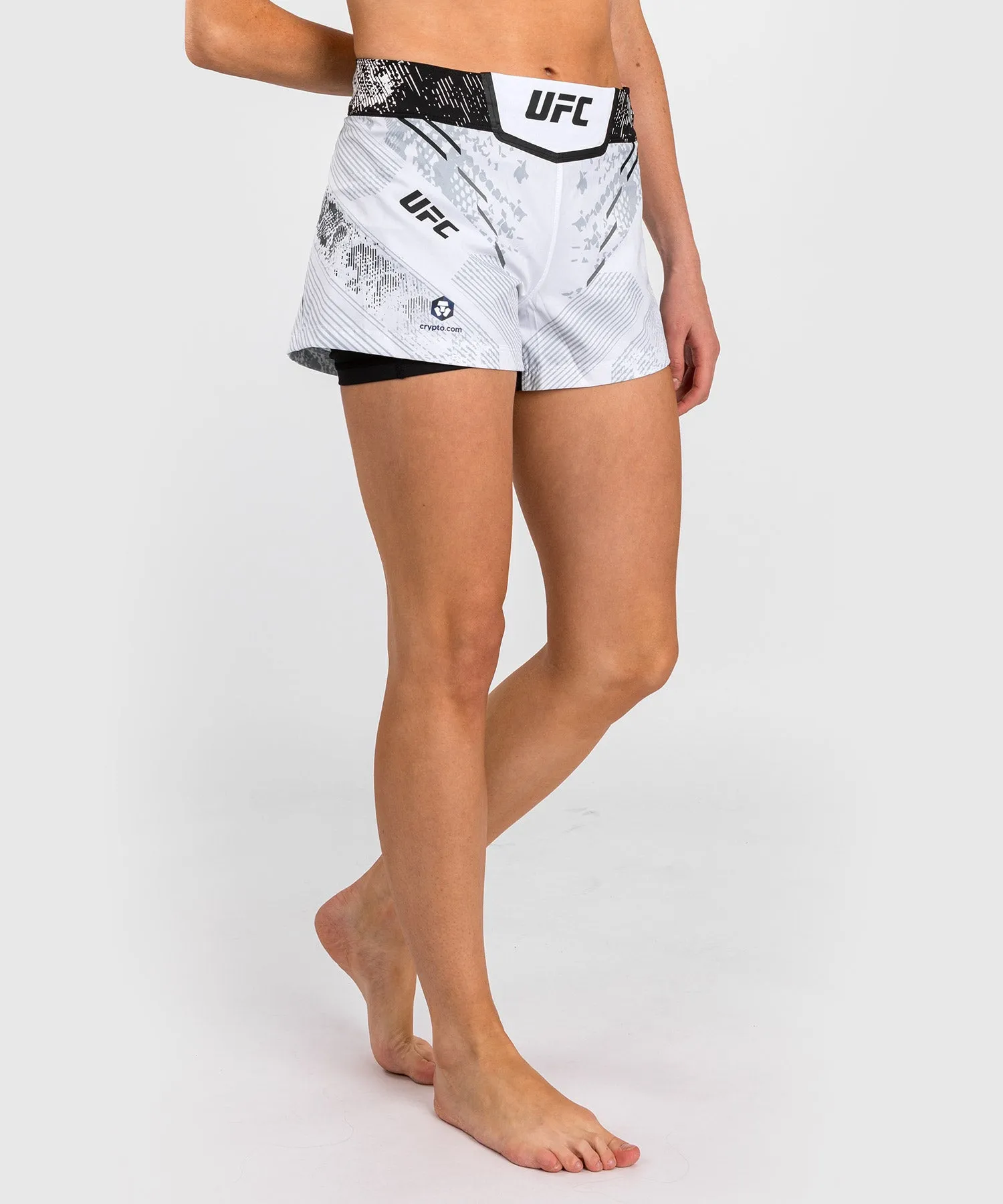 UFC Adrenaline by Venum Authentic Fight Night Women’s Fight Short - White