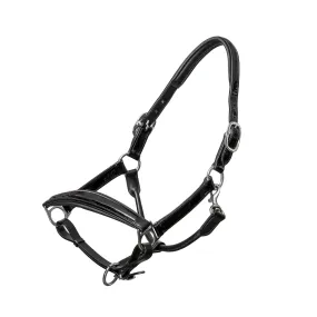 Valentina Black Patent Halter