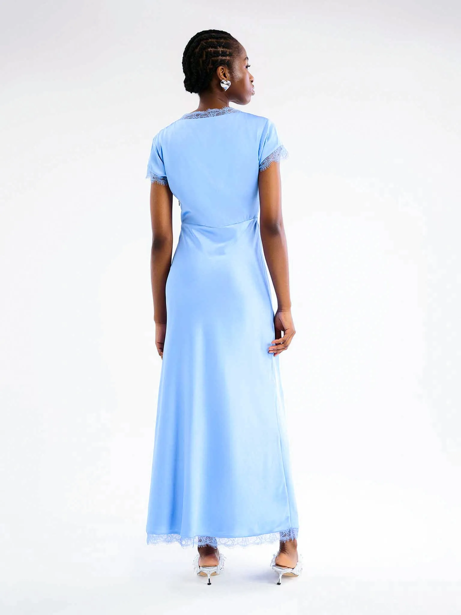 Woolf Dress in Light Blue