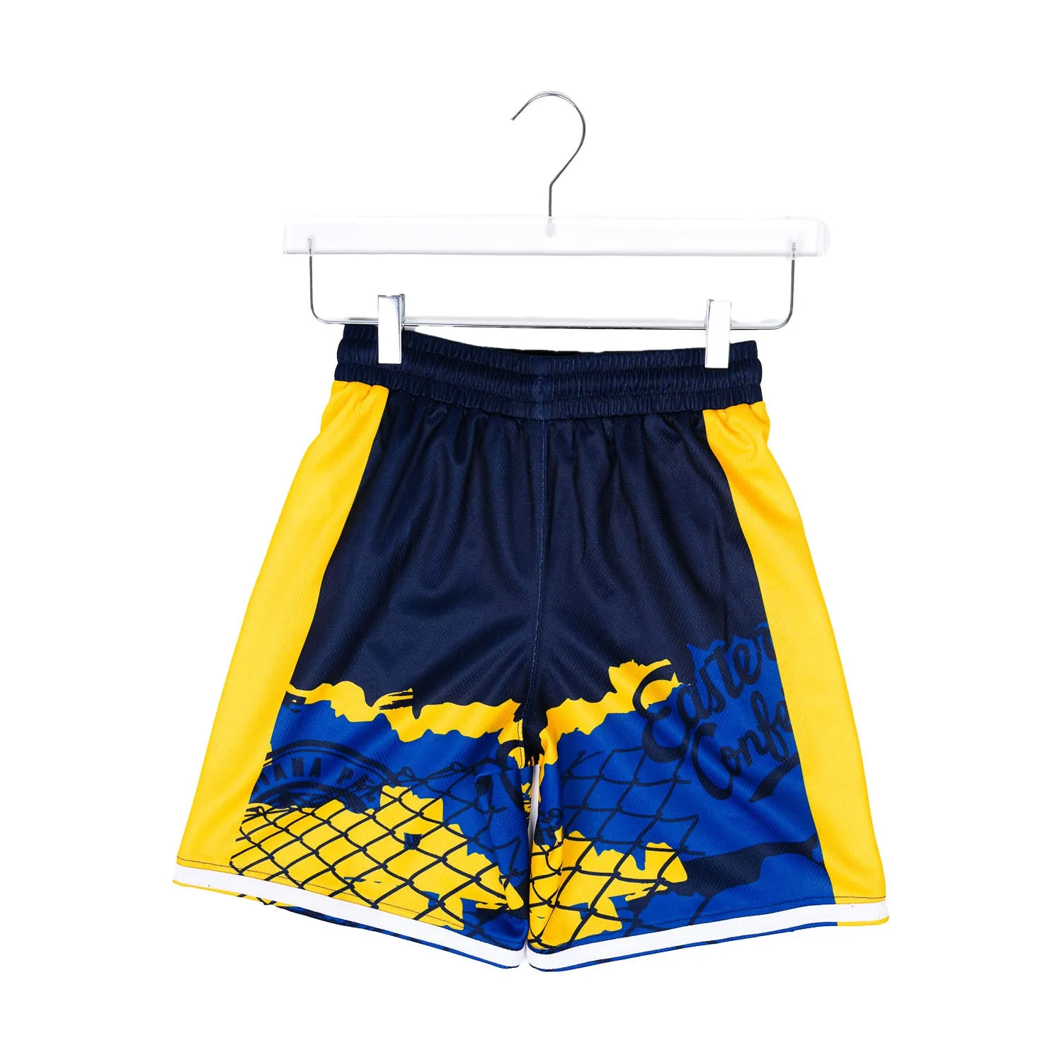 Youth Indiana Pacers Fade Away Shorts in Navy by Nike